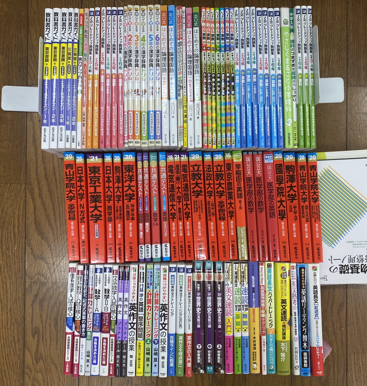 赤本や大学受験参考書など古本約500冊を出張買取しました！／諏訪市